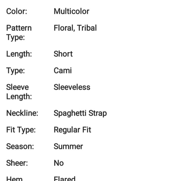 Tribal Floral Dress - Picture 6 of 6